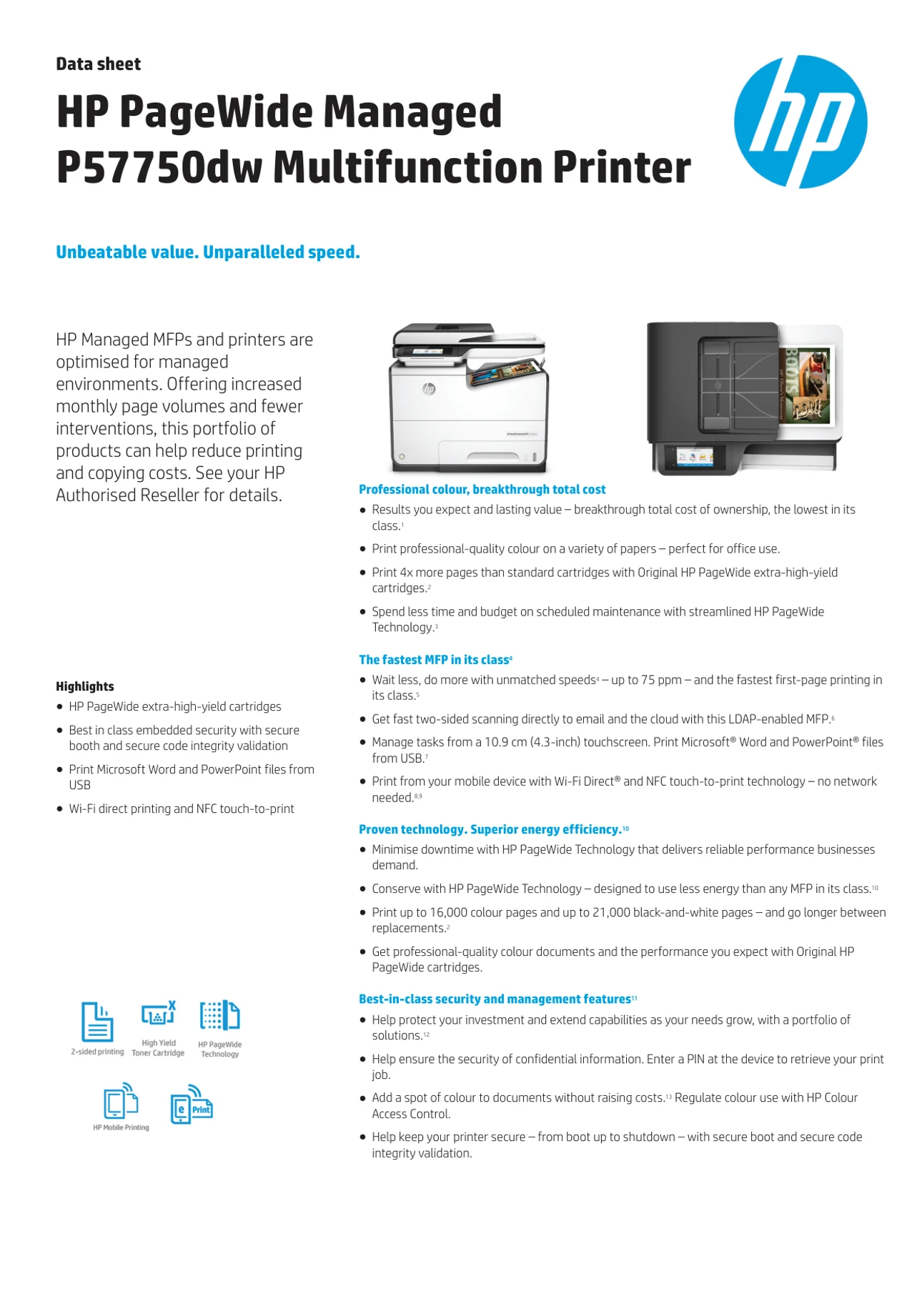 HP 페이지와이드 P57750W 복합기 + 휘슬러 공급기 4,000ml 상세 이미지